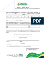 EDITAL N ° 32/2021 - GR/UEA Anexo 7 - Declaração de Pagamento de Aluguel Compartilhado