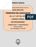 ANALISIS DEL PRINCIPIO DE LEGALIDAD DEL CÓDIGO PENAL NICARAGUENSE...