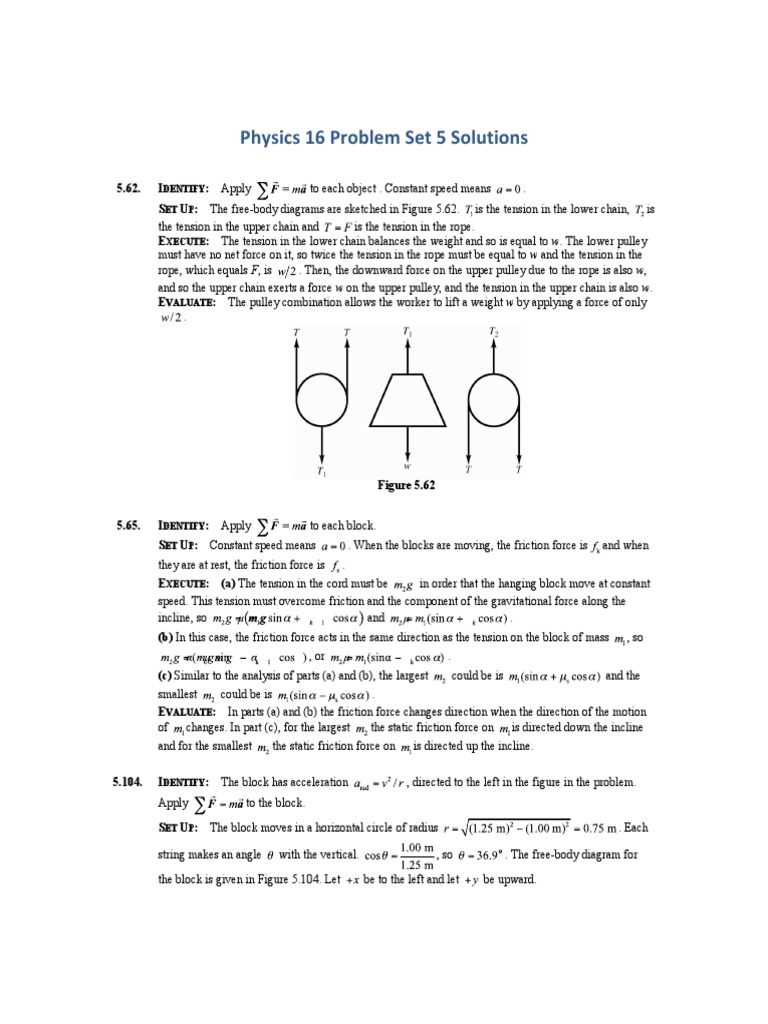 Tension Explained PDF Force Tension (Physics)