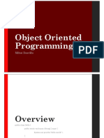 Object Oriented Programming Fundamentals