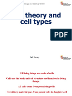 Cell Theory and Cell Types: Biology and Geology 3 ESO