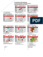 Kalender Pendidikan, Rincian Pekan Efektif Semester Ganjil Tapel 20212022