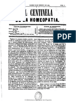 El Centinela de la homeopatía. 20-2-1851, n.º 8