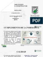 Responsabilidades Especiales Del Constructor