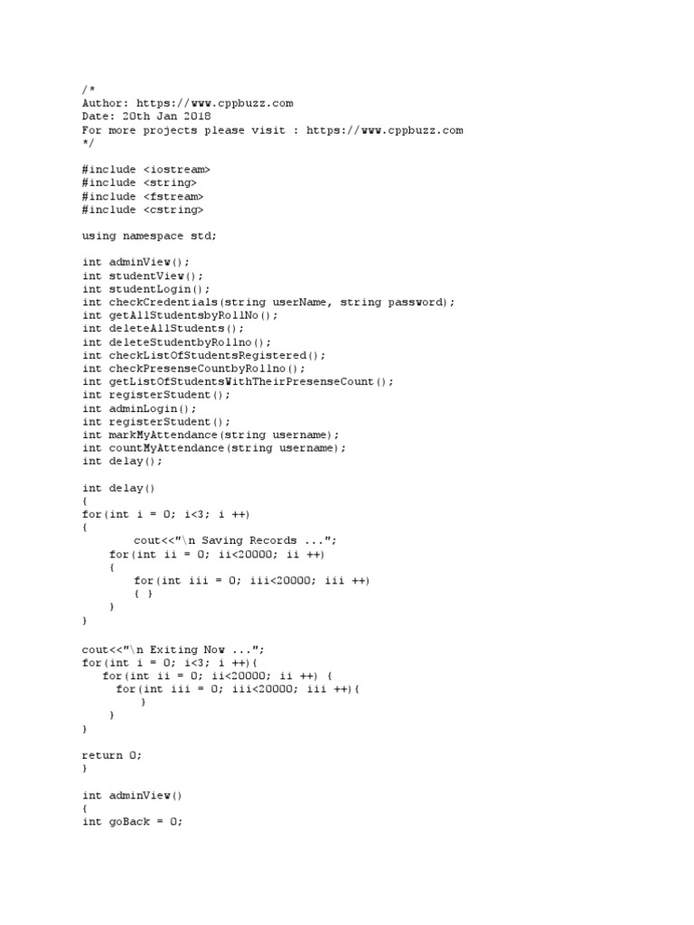Author - Docx C++ Project | PDF | Software Engineering | Software