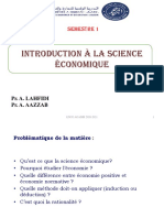 Introduction À La Science Économique