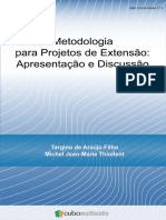 Metodologia para Projetos de Extensão: Apresentação e Discussão