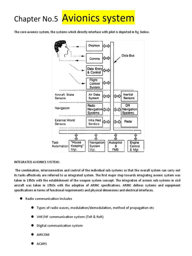 Avionics Chapter 5 PDF Inertial Navigation System Signals