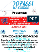 limportanza del movimento nella prevenzione dellosteoporosi