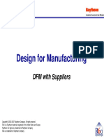 Design For Manufacturing: DFM With Suppliers