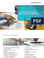 Accounts Payable Review Audit Report