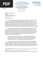 Davis Letter To Pelosi - 021722