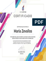 Certificados MARIA Zevallos