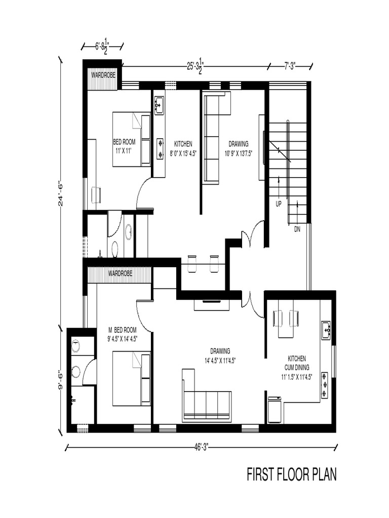 2201 - First Floor Plan Option 2 | PDF