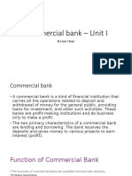 BCOM 1ST YR Commercial Bank - Unit I