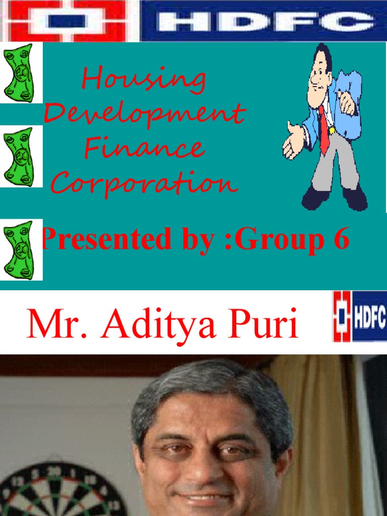 Housing Development Finance Corporation Presented Bygroup 6 PDF