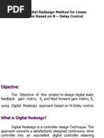 Generalized Digital Redesign Method For Linear Feedback System Based On N - Delay Control