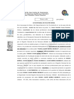 Acta Notarial de Inicial de Identifiación de Tercero 2022