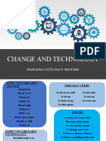 Change and Technology: Destination C1/C2 Unit 4: Word Mat