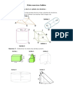 Fiche Exercices Solides