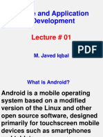 Android Development Slides Lec 01 GCUF