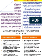 Azeotropic vs Extractive Distillation