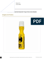Marcador Industrial Amarelo Traço Forte 2mm Baden