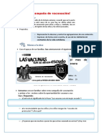 Matematica Vamos A La Campaña de Vacunación