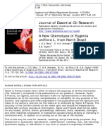 A New Chemotype of Eugenia Uniflora L. From Norte Brazil