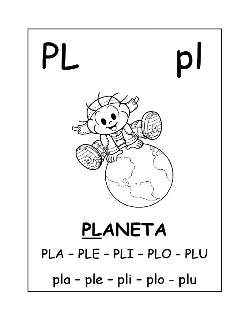 Atividades Com Pla Ple Pli Plo Plu 2 | PDF