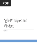 Agile Principles and Mindset: Domain I