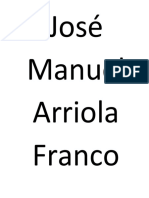 José Manuel Arriola Franco