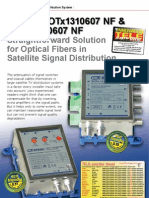 Spaun Sotx1310607 NF & Sorx1310607 NF: Straightforward Solution For Optical Fibers in Satellite Signal Distribution