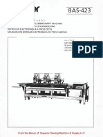 Bas 423 Maquina de Bordar Electronica de