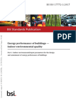 BS ISO 17772-1 2017 Energy Performance of Buildings - Indoor Environmental Quality