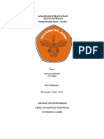 Analisis Sistem Spotify Muhammad Khadafi (F1E119086)