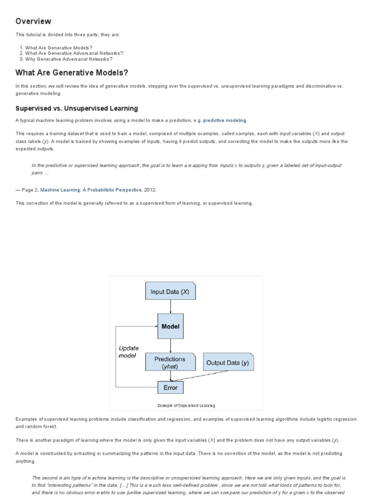 Introduction to Generative Adversarial Networks | PDF | Machine ...