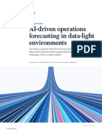 AI-driven Operations Forecasting in Data-Light Environments