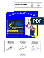 Informe Preliminar - Simulacro de Sismo (ASSA)