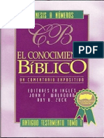 El Conocimiento Biblico Antiguo Testamento i