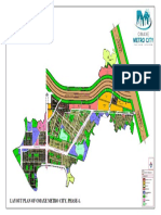 Layout Plan of Omaxe Metro City, Phase-1.: Proposed 50 Mt. Master Plan Green Belt