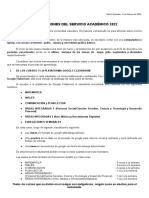 2. Orientaciones Académicas 2022 - Documentos de Google