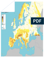 Mapa Físico Mudo Europa