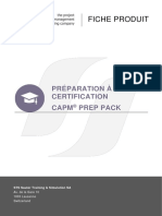 Fiche Produit CAPM Prep Pack