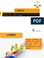 Semana - Ecuaciones Lineales