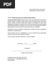 Exemplo de Carta de Rescisão de Contrato de Trabalho