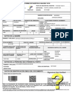 Informe estadístico nacido vivo hospital general Guasmo Sur