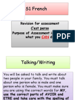 French Family Revision Assessment