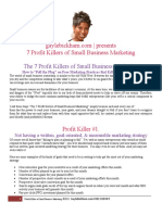 Free Report 2 - 7 Profit Killers