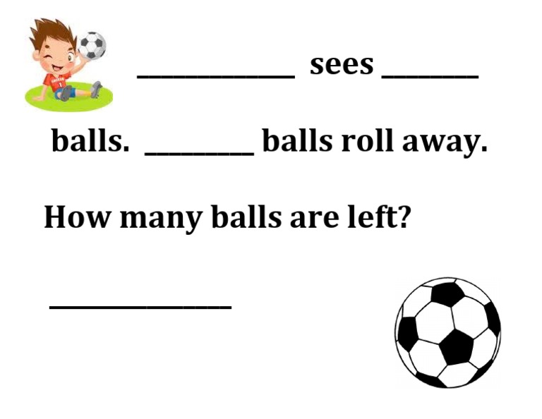 Ball Sentence Frames PDF